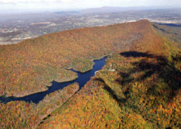 Aerial view of mountain.