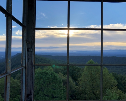 View from Bays Mountain Park fire tower