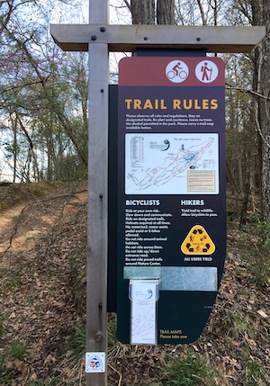 Trail Rules Sign